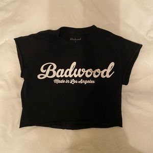 BADWOOD cropped og tee